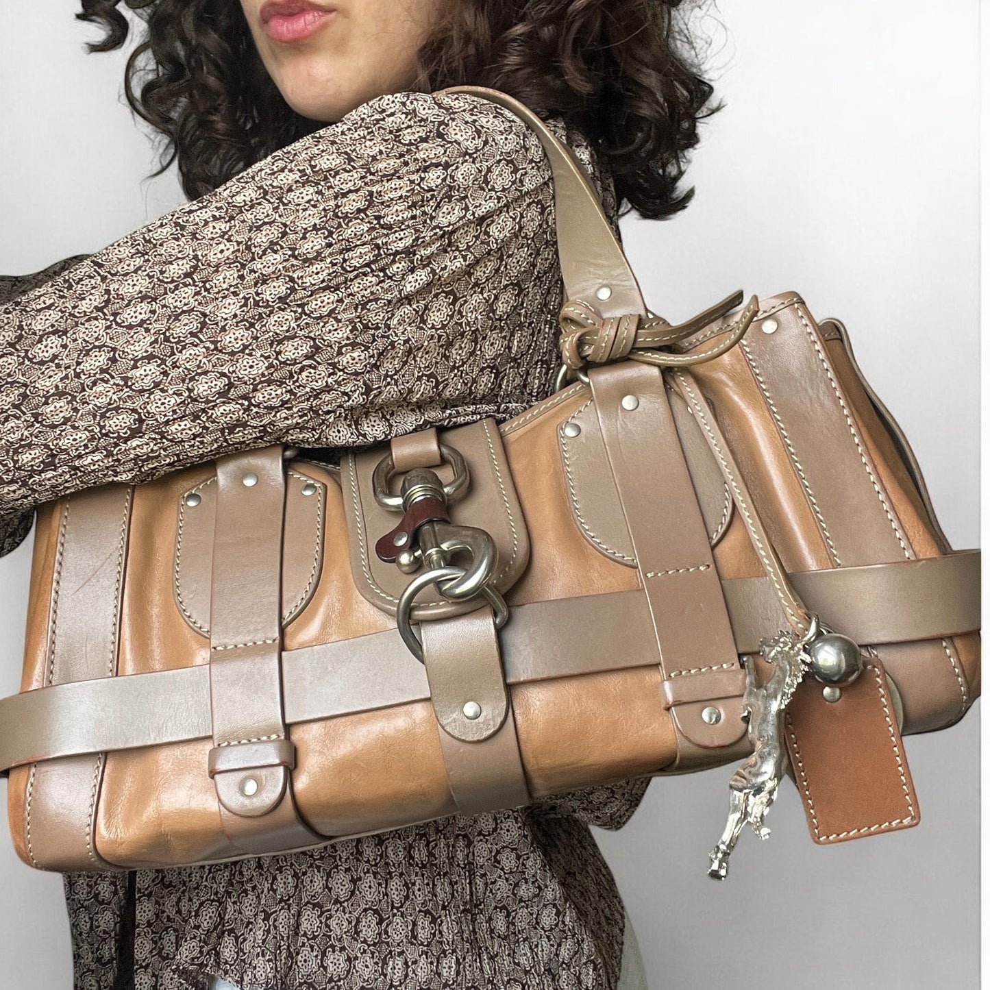 Chloé Kerala Tan Leather Bag