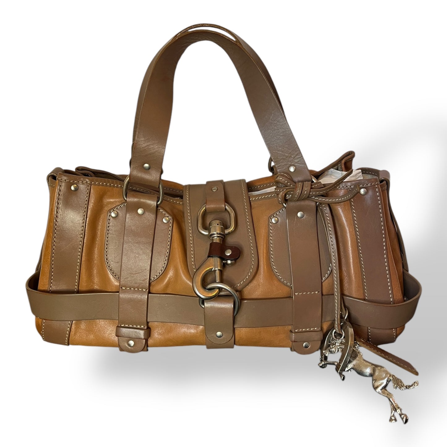 Chloé Kerala Tan Leather Bag