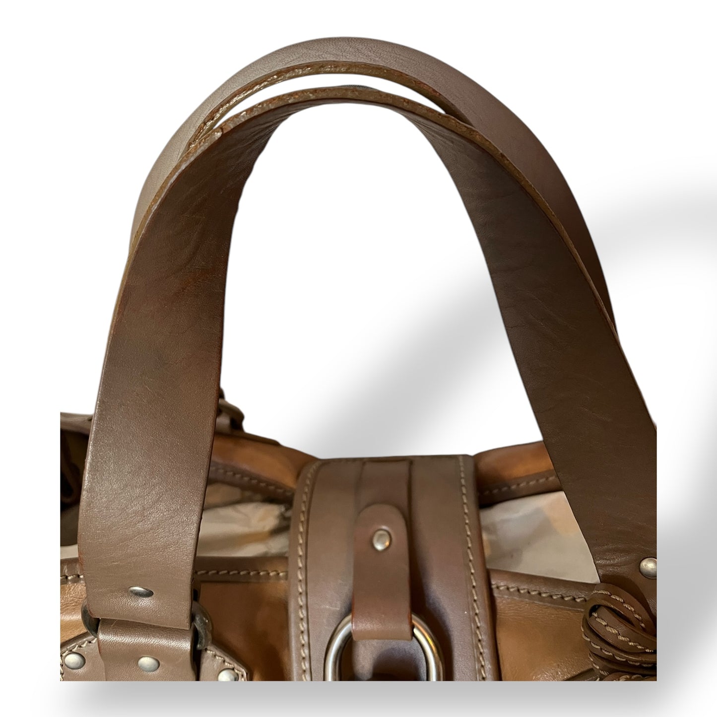 Chloé Kerala Tan Leather Bag