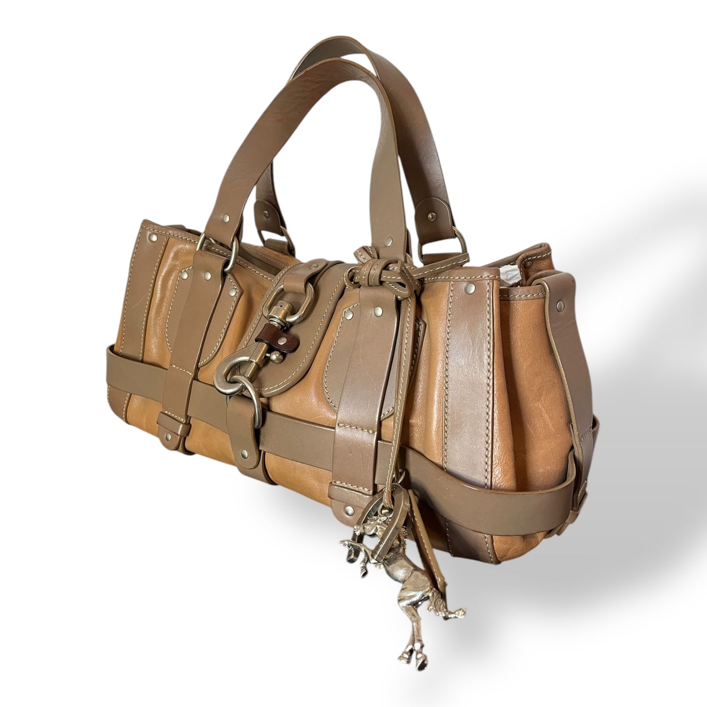 Chloé Kerala Tan Leather Bag