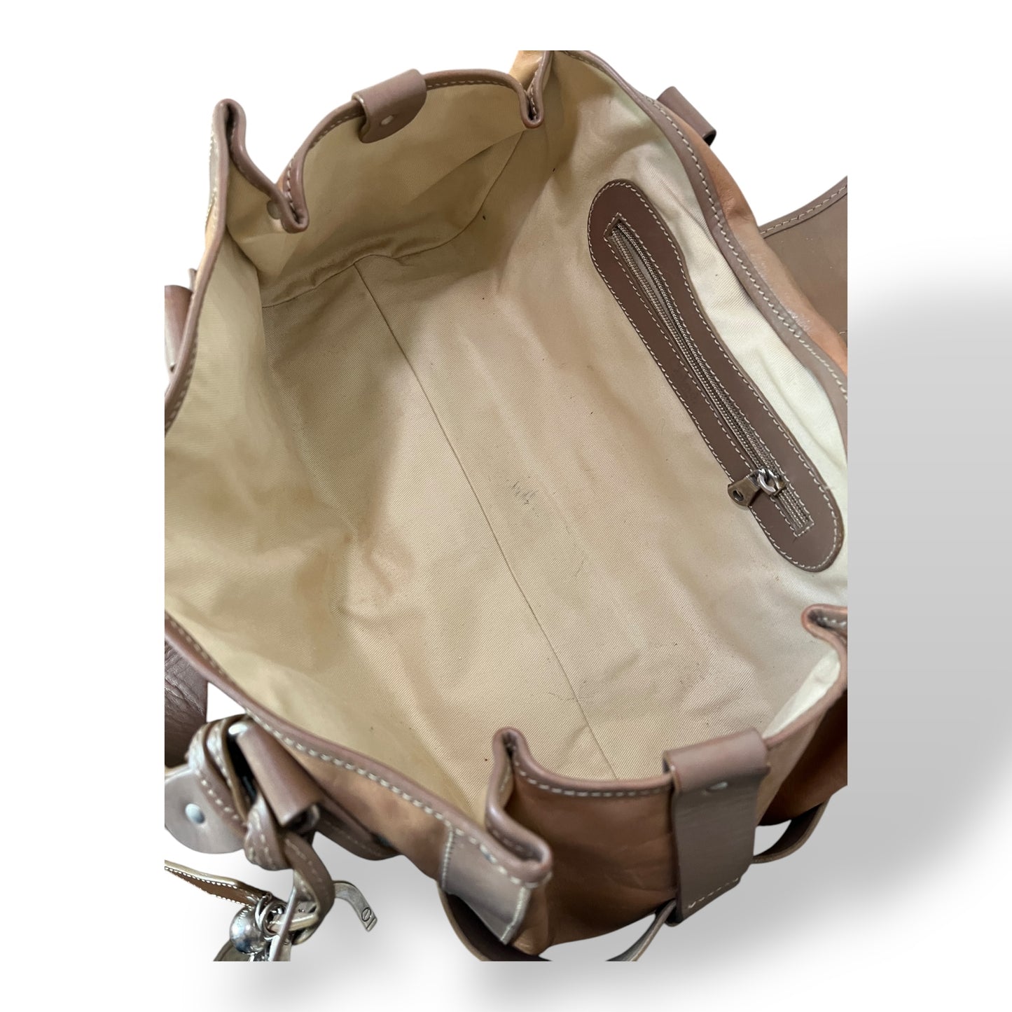 Chloé Kerala Tan Leather Bag