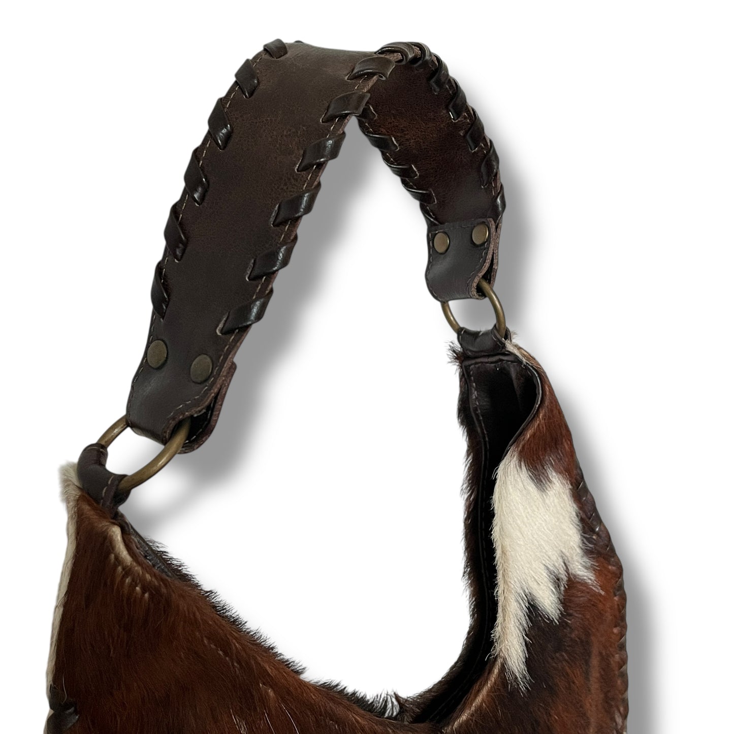 Vintage Cowhide Fur Hobo Bag