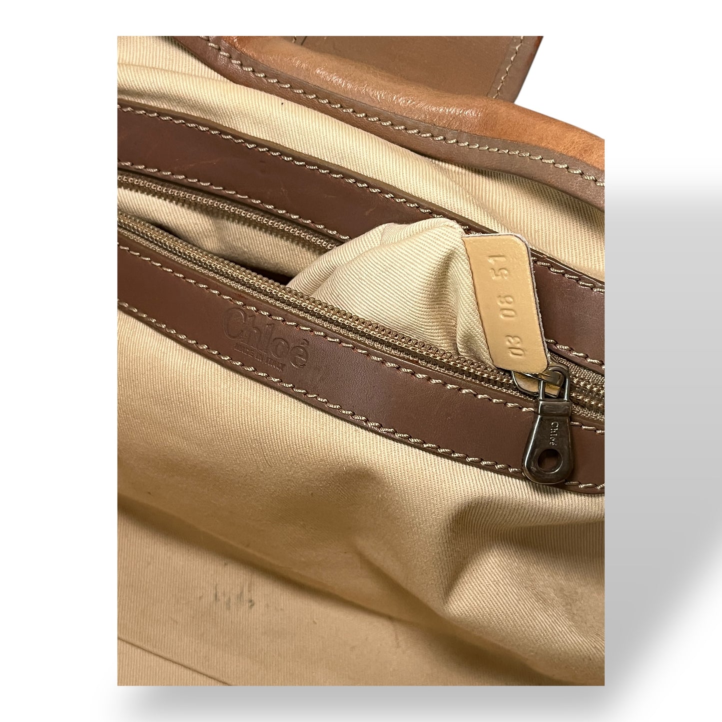 Chloé Kerala Tan Leather Bag