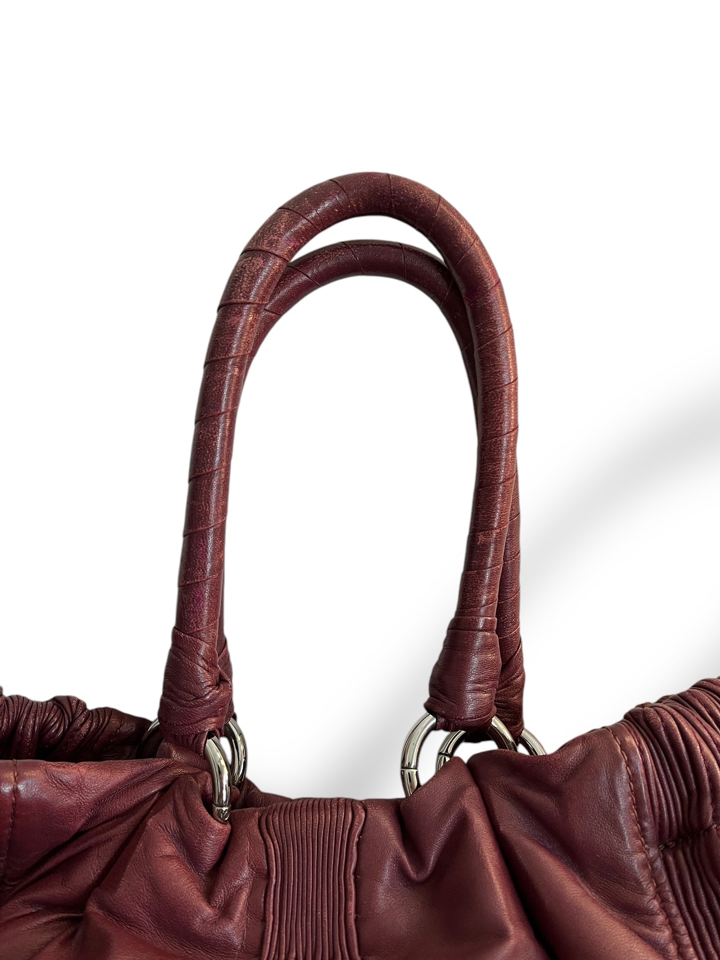 Miu Miu Vitello Oversized Hobo Bag
