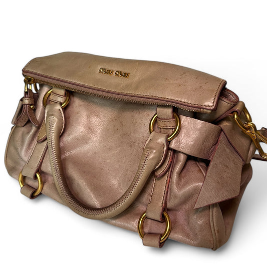 Miu Miu Vitello Mini Bow Bag