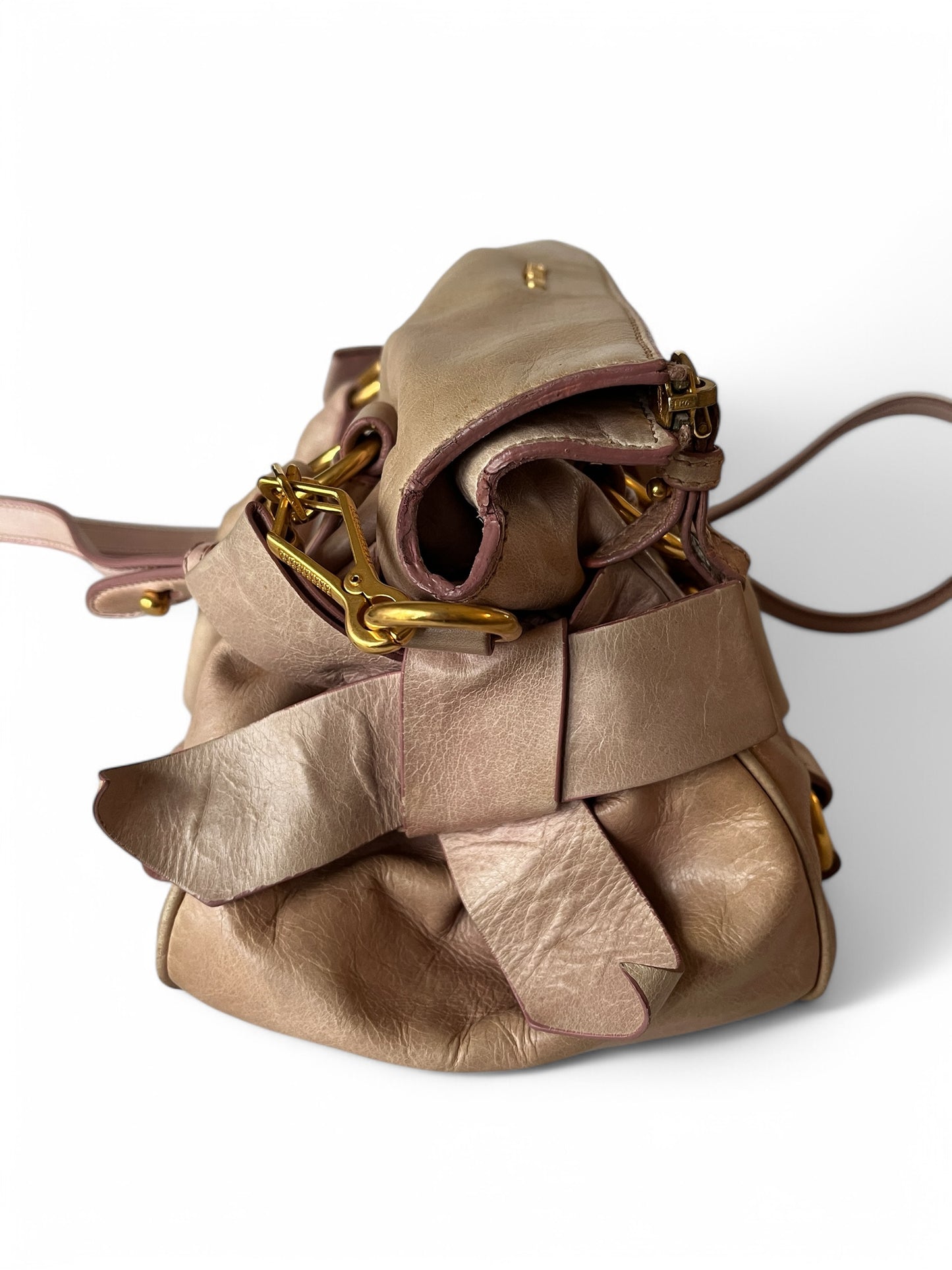 Miu Miu Vitello Mini Bow Bag