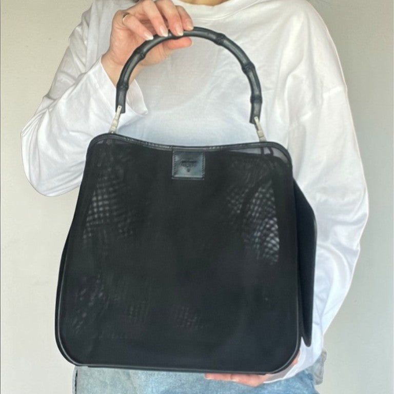 Gucci Bamboo Mesh Bag