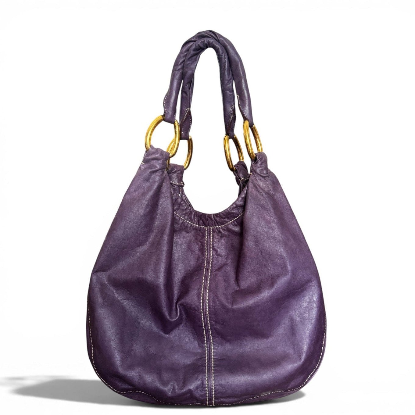 Miu Miu Round Vitello Hobo