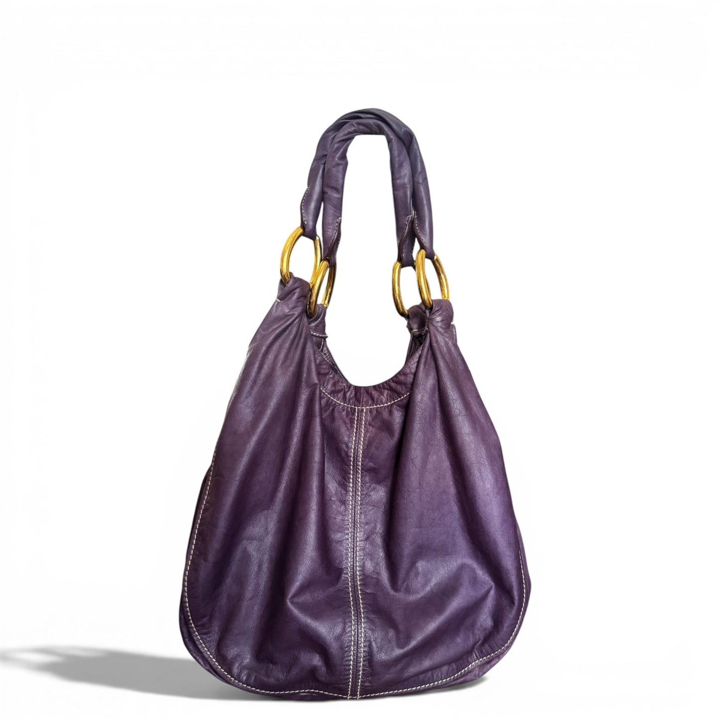 Miu Miu Round Vitello Hobo