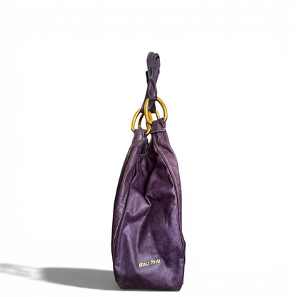Miu Miu Round Vitello Hobo