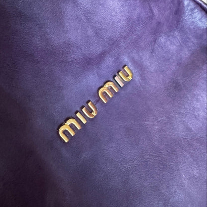 Miu Miu Round Vitello Hobo