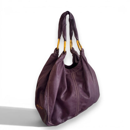 Miu Miu Round Vitello Hobo