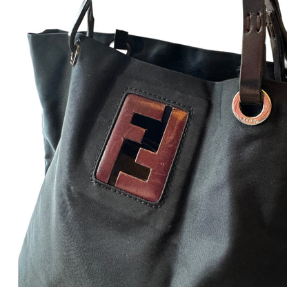 Fendi FF Nylon Mini Tote