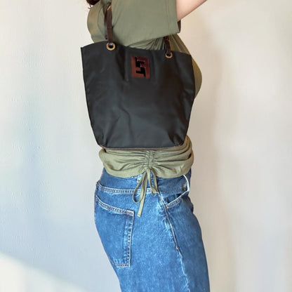 Fendi FF Nylon Mini Tote