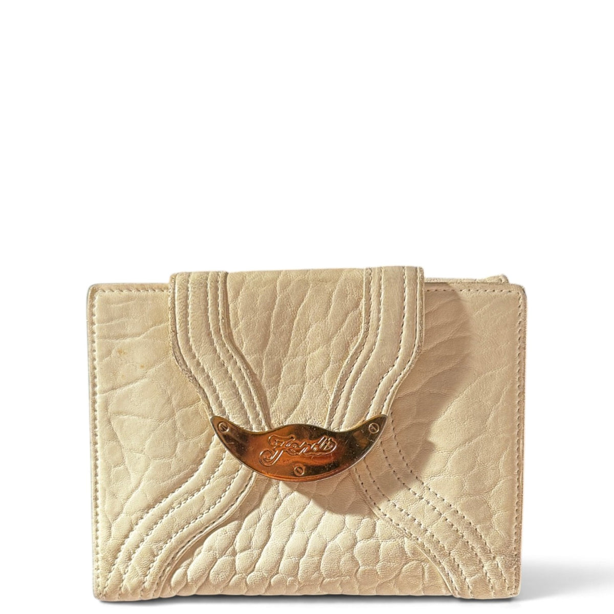Fendi Cream Wallet