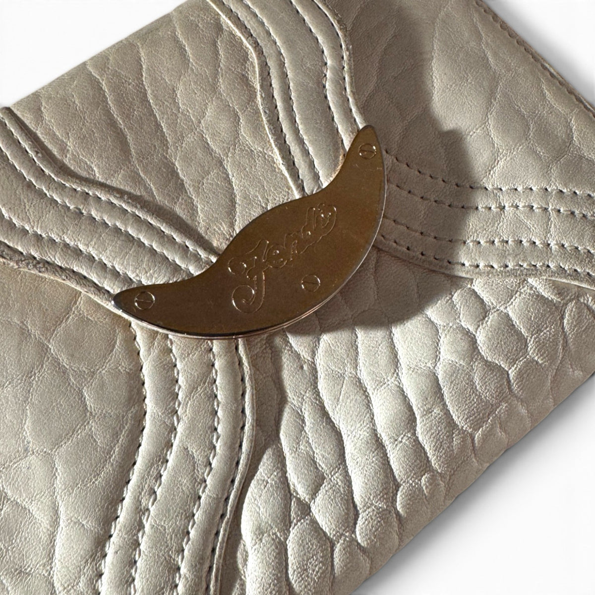 Fendi Cream Wallet