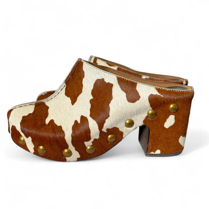 Tory Burch Cowhide Clogs