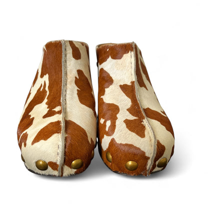 Tory Burch Cowhide Clogs