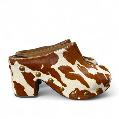 Tory Burch Cowhide Clogs