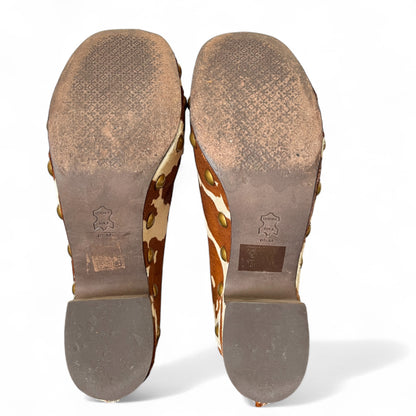Tory Burch Cowhide Clogs