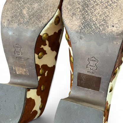 Tory Burch Cowhide Clogs