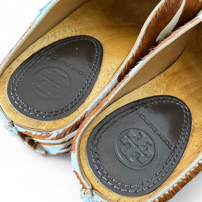 Tory Burch Cowhide Clogs