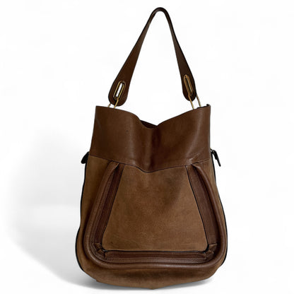 Chloé Paraty Large Suede Shoulder Bag