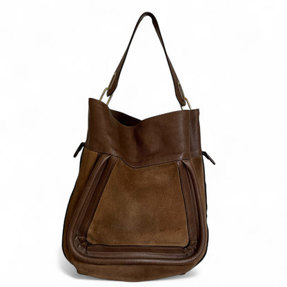 Chloé Paraty Large Suede Shoulder Bag