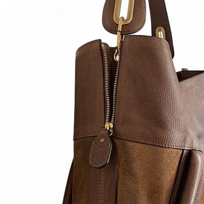 Chloé Paraty Large Suede Shoulder Bag