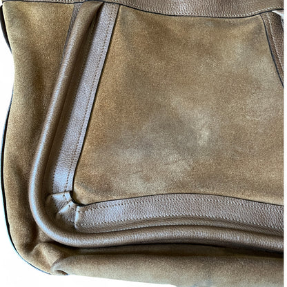 Chloé Paraty Large Suede Shoulder Bag