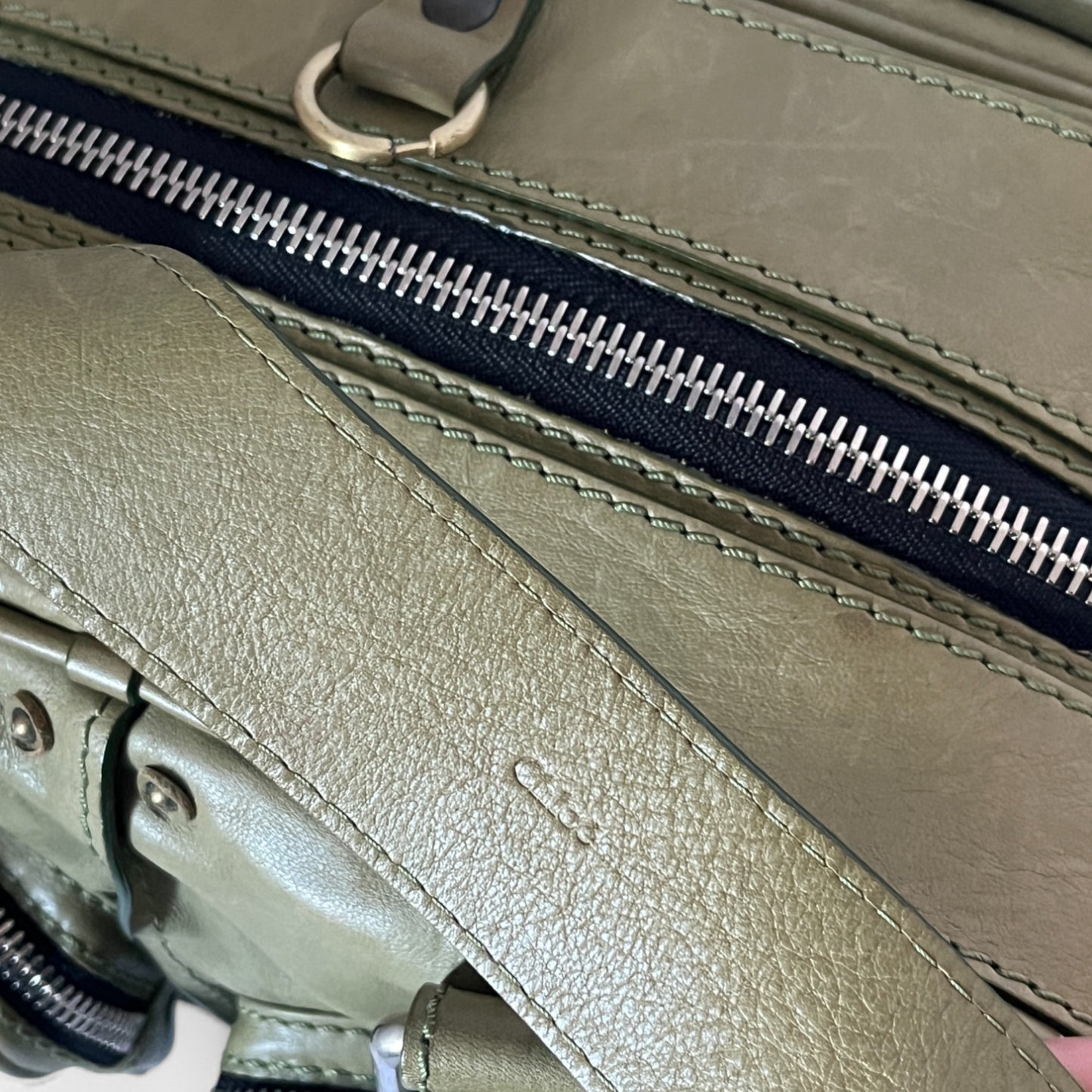 Chloé Betty Shoulder Bag Olive