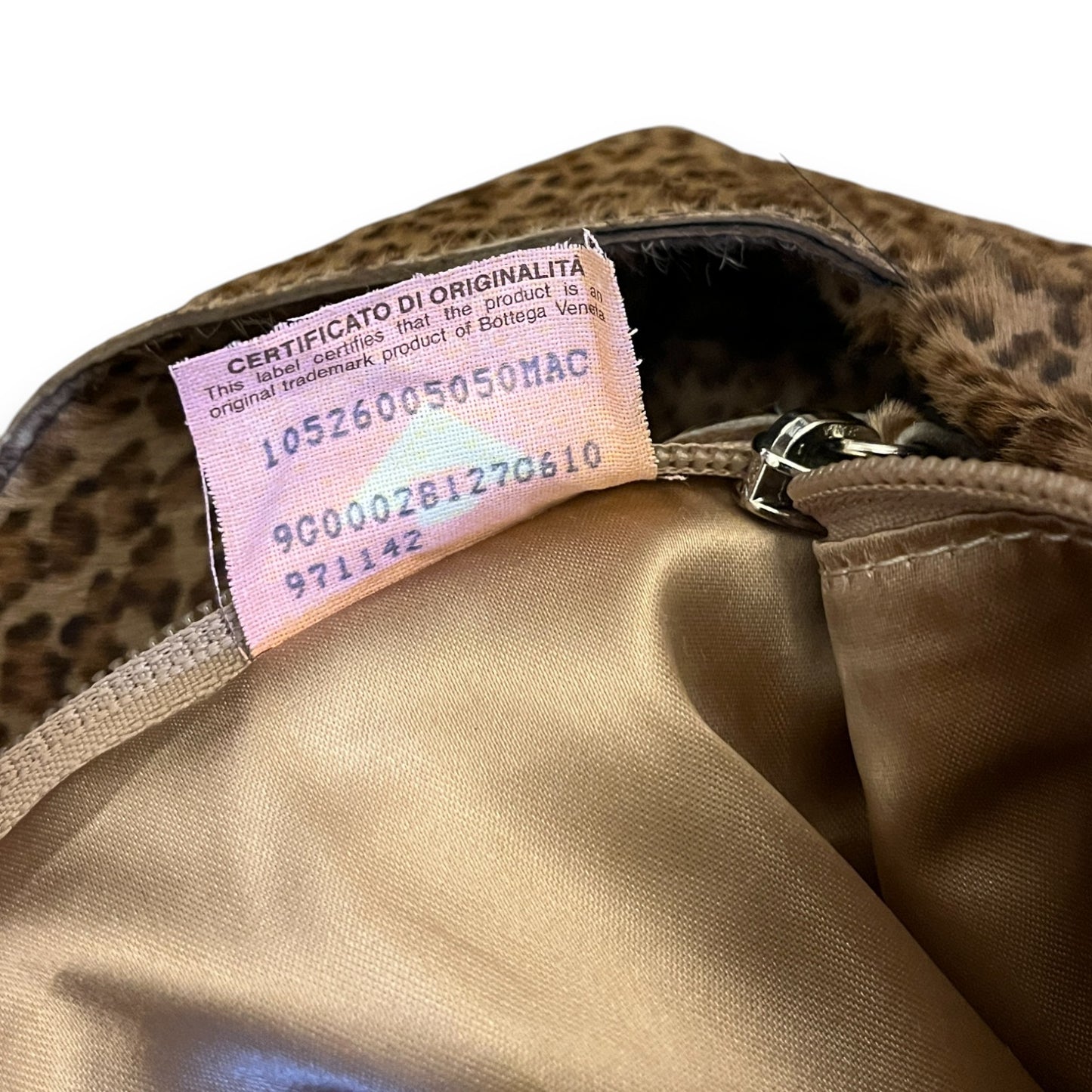Bottega Veneta Leopard Cowhide Bag