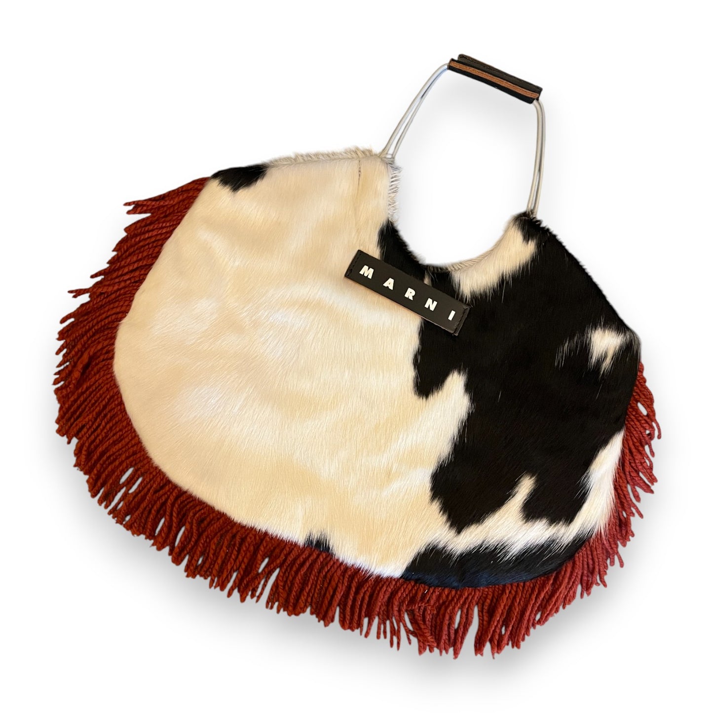 MARNI Pony-Hair Cow Fringe Bag