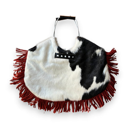 MARNI Pony-Hair Cow Fringe Bag