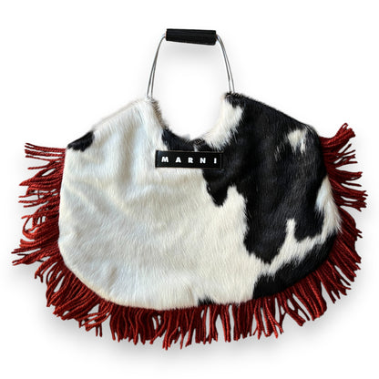 MARNI Pony-Hair Cow Fringe Bag