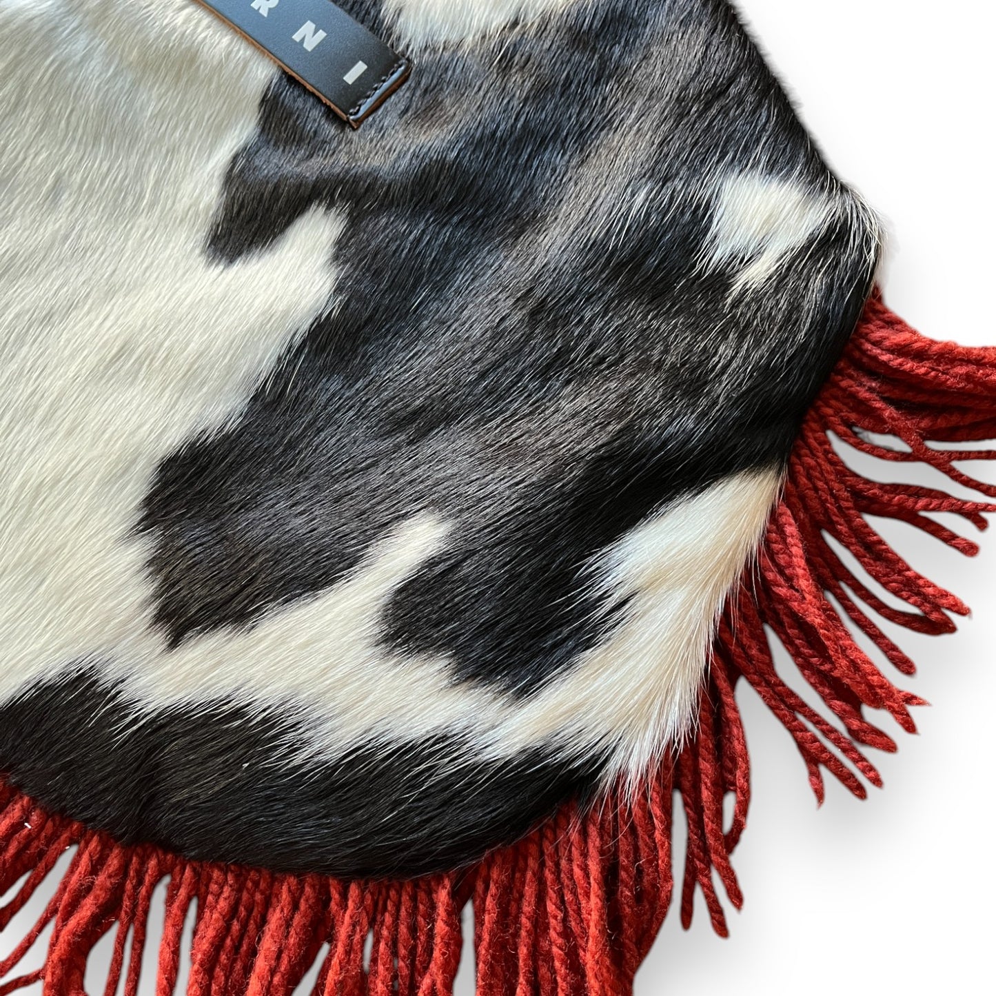 MARNI Pony-Hair Cow Fringe Bag