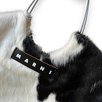 MARNI Pony-Hair Cow Fringe Bag
