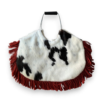 MARNI Pony-Hair Cow Fringe Bag