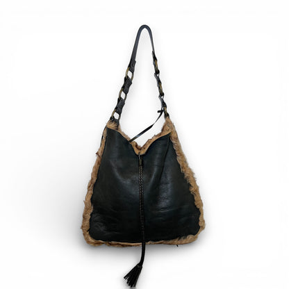 D&G Reversible Leather x Fur Bag