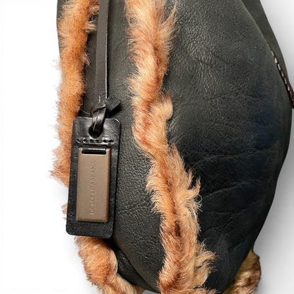 D&G Reversible Leather x Fur Bag