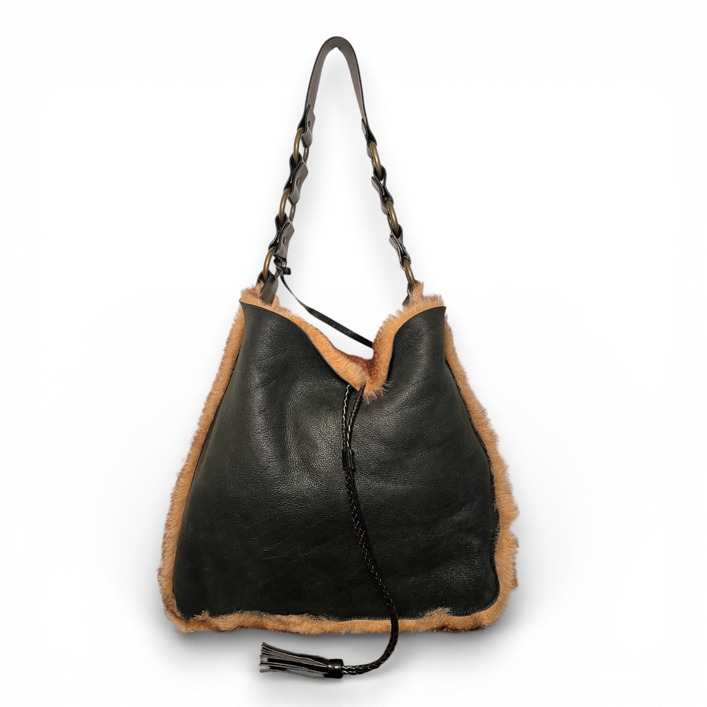 D&G Reversible Leather x Fur Bag
