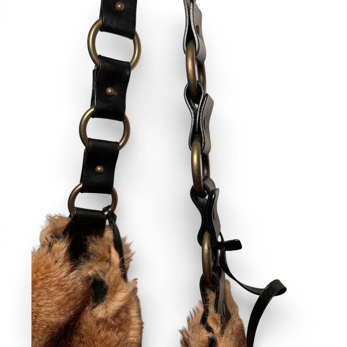 D&G Reversible Leather x Fur Bag