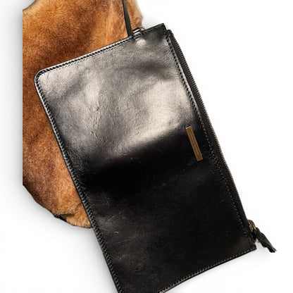 D&G Reversible Leather x Fur Bag