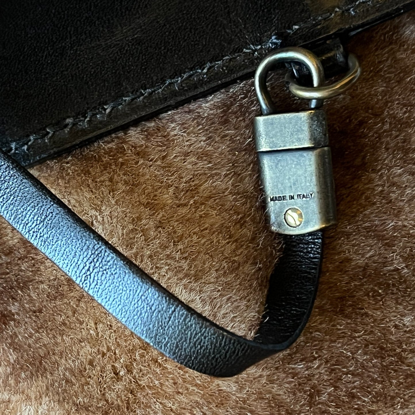 D&G Reversible Leather x Fur Bag