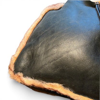 D&G Reversible Leather x Fur Bag