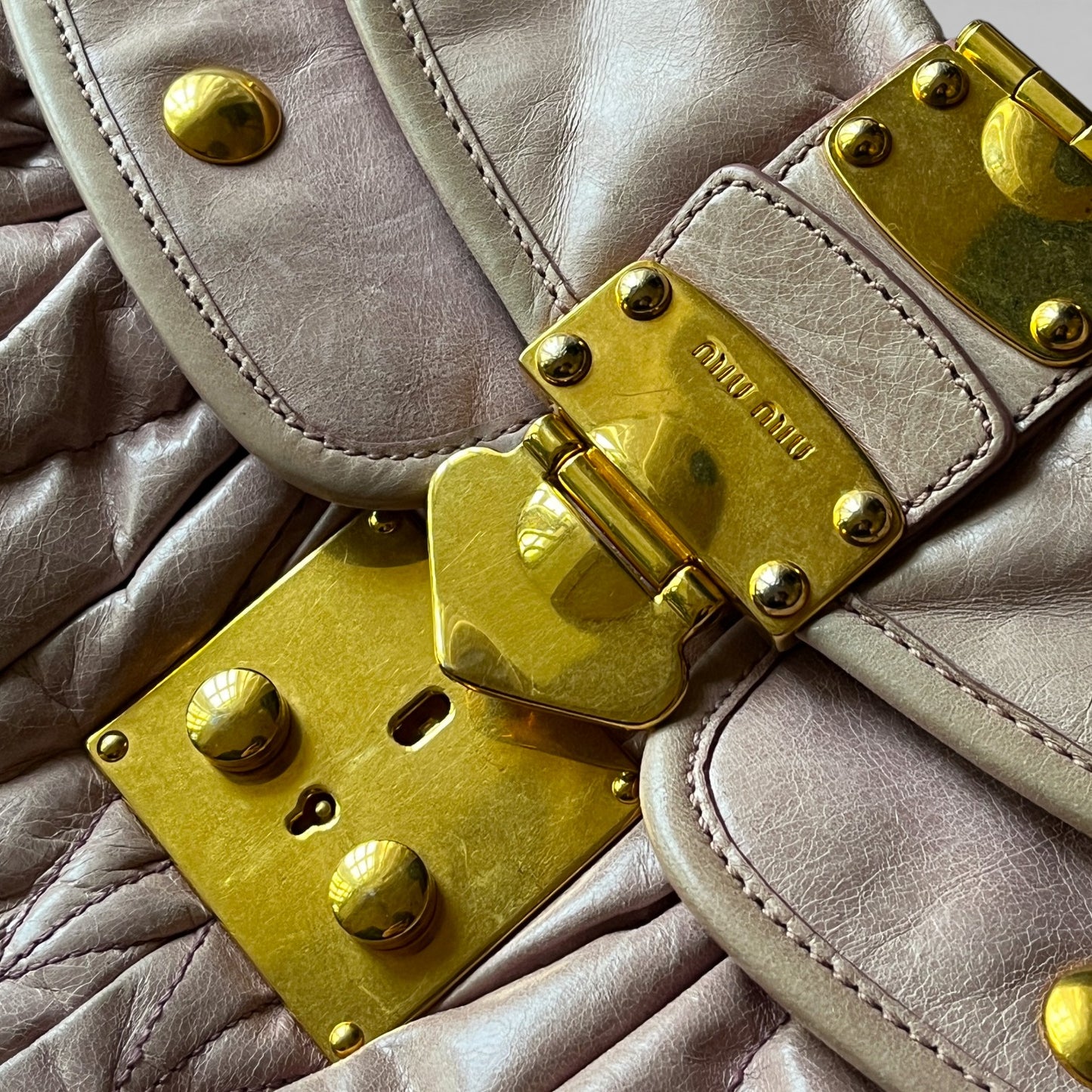 Miu Miu Matelasse Coffer