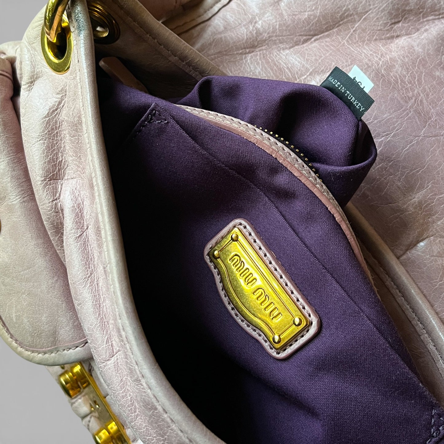 Miu Miu Matelasse Coffer