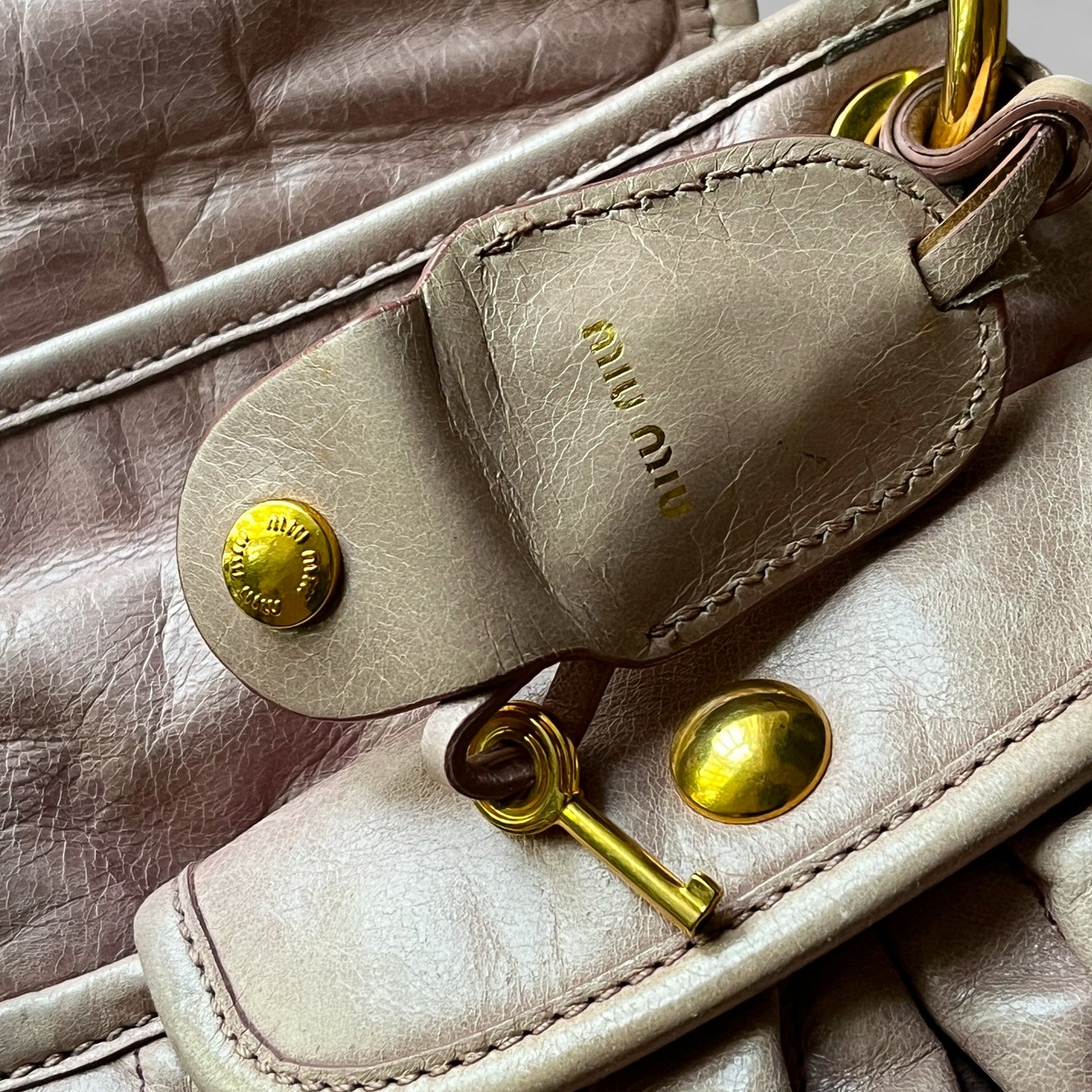 Miu Miu Matelasse Coffer