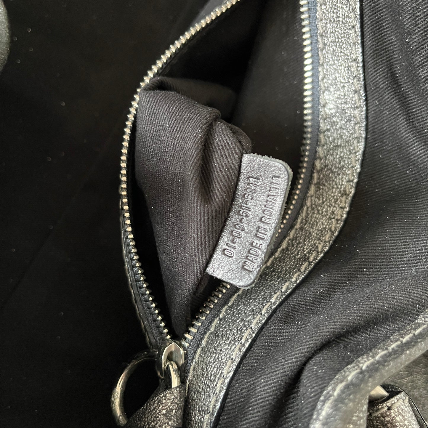Chloé Kerala Metallic Black/Silver Bag