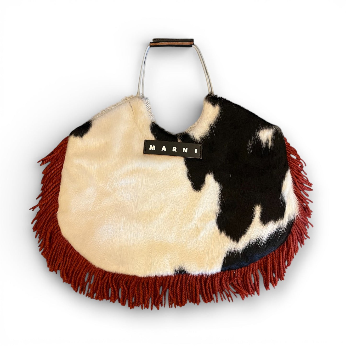 MARNI Pony-Hair Cow Fringe Bag